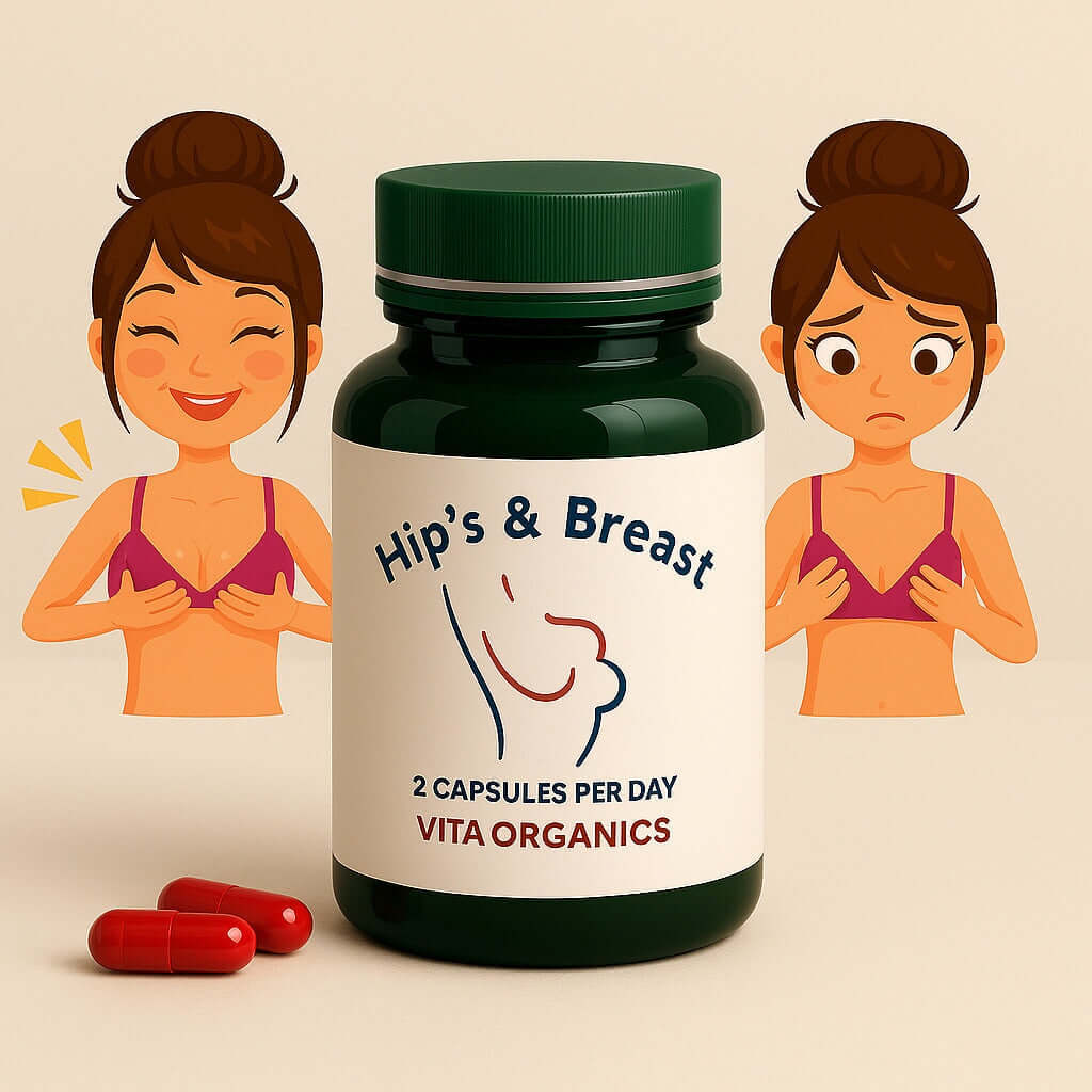 Hips And Breast 60 capsules (100% Herbal) - Vita Organics