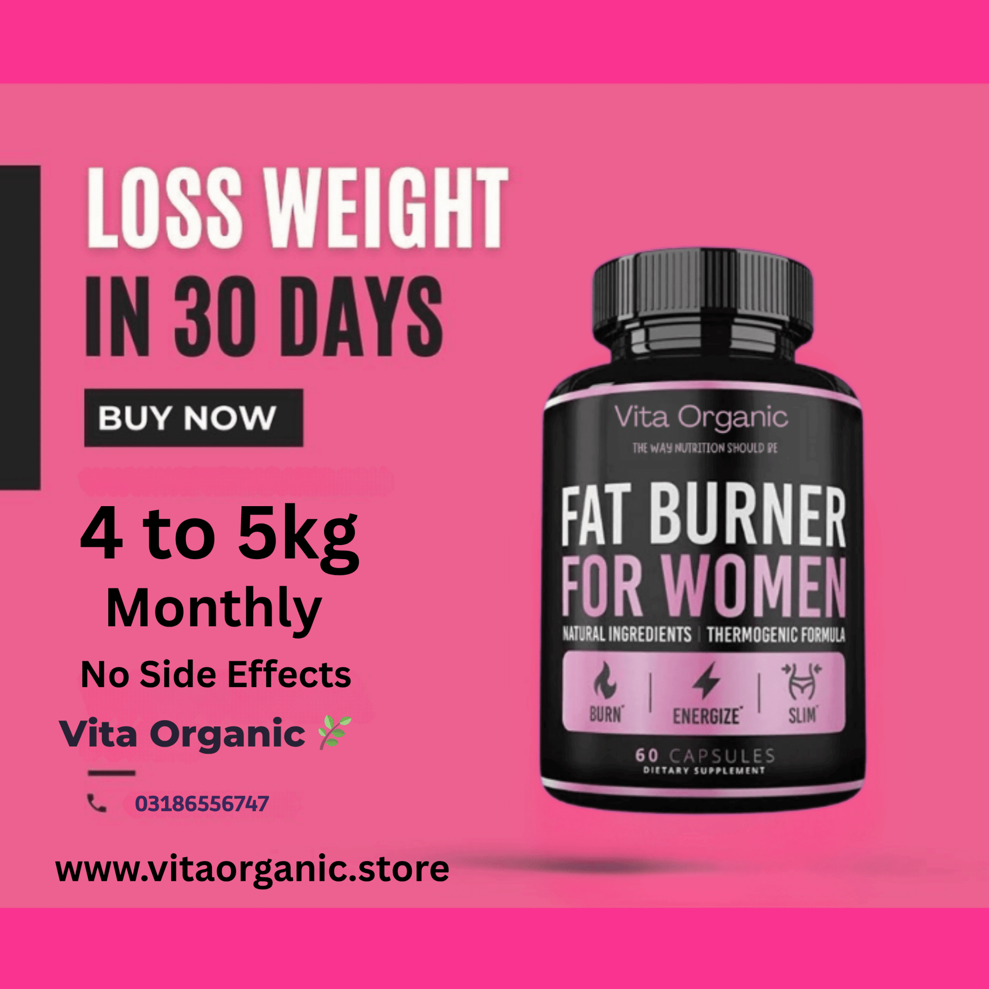 Fat Burner For Women - Vita Organics