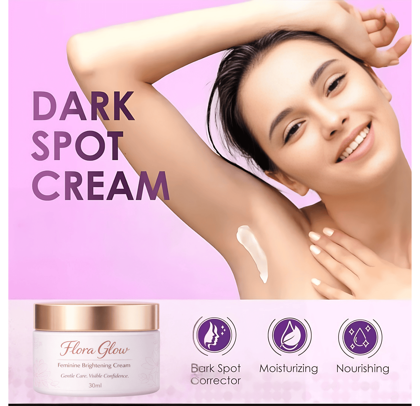 Flora Glow Private Parts Brightening Cream - Vita Organics
