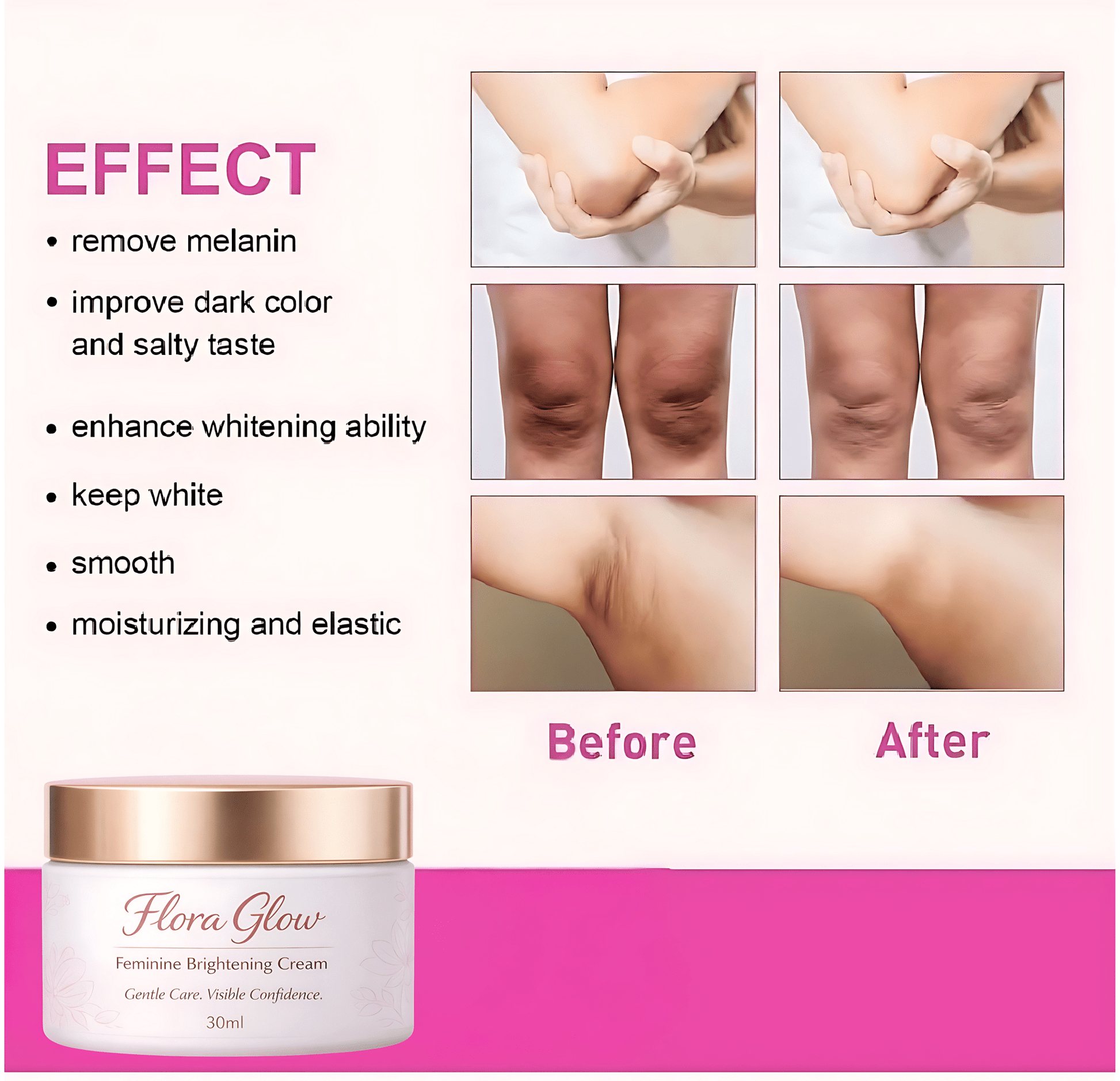 Flora Glow Private Parts Brightening Cream - Vita Organics