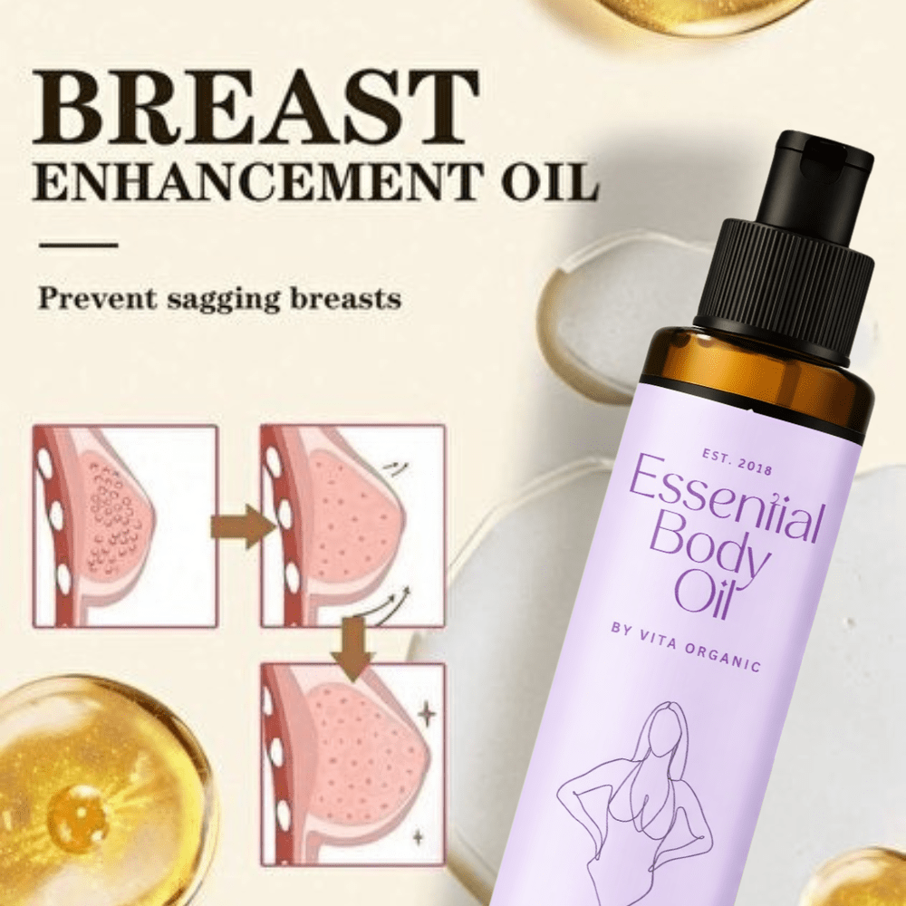 Essential Body Oil – Natural Breast Enhancement - Vita Organics